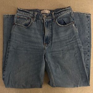 Abercrombie & Fitch Blue Straight Leg Jeans